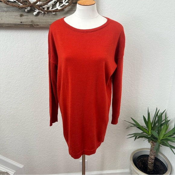 Eileen fisher 100% merino‎ wool tunic sweater ladies size M Petite - Picture 1 of 7